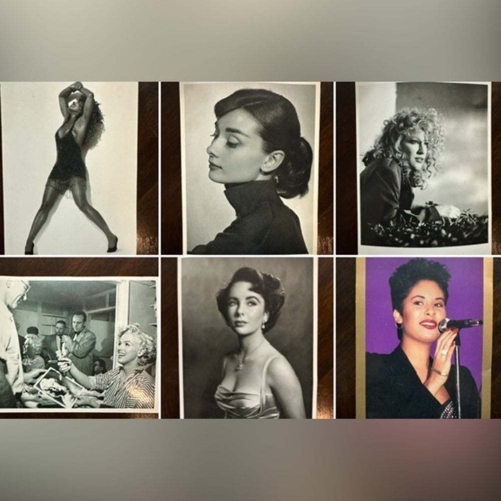 Vintage Celebrity Postcard Collection (Set of 6)